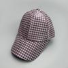 Fashion Small Plaid Classic Baseball Cap Men And Women Versatile Casual Personality Sunshade Cap