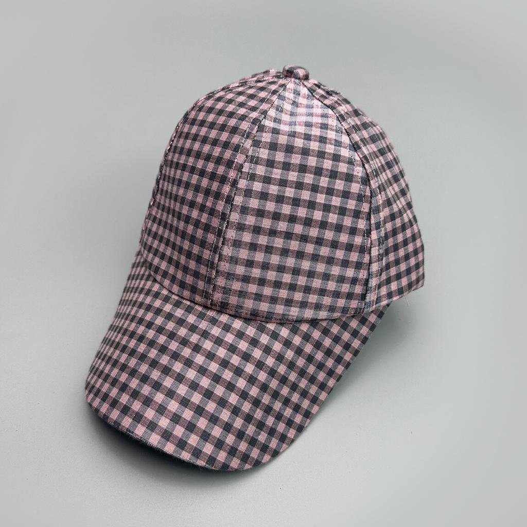 Fashion Small Plaid Classic Baseball Cap Men And Women Versatile Casual Personality Sunshade Cap