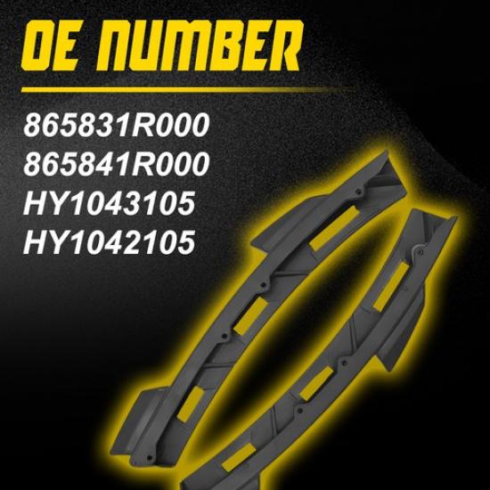 Front Bumper Side Bracket Set Fit For 2012-2017 Hyundai Accent Left & Right 2x