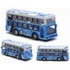 1/60 Minibus-Modell aus Legierung mit Rückzugfunktion, hochsimuliertes Touristenbus-Spielzeug, Geschenkset
