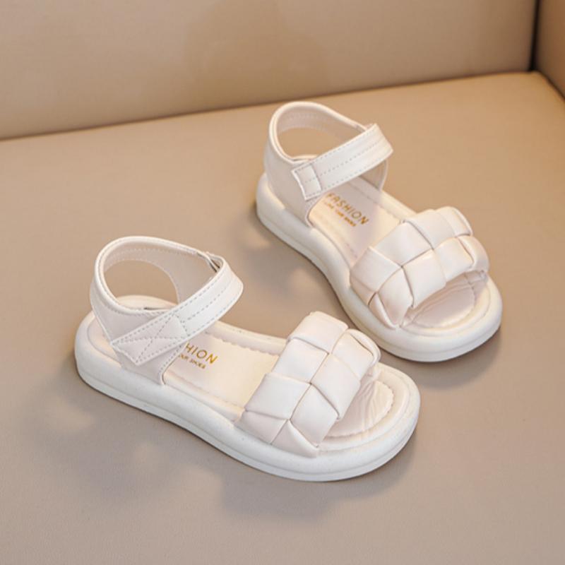 Children's Shoes, Girls' Sandals, Summer Fashion, Sports, Flat Bottomed, Medium To Large Size, Children's and Girls' School Beach Shoes