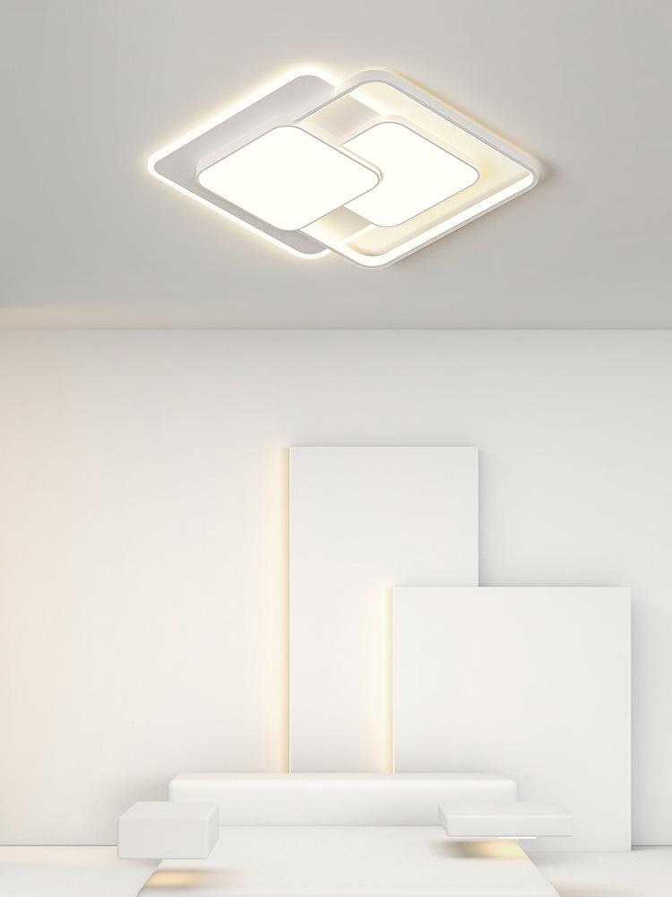 Cream Minimalist Smart Ceiling Light for Living Room - 2022 Popular Style Lighting Fixture Package