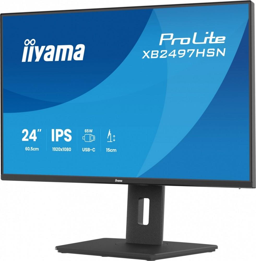 Monitor 24-inch XB2497HSN-B1 IPS, USB-C Dock, HDMI, DP, RJ45