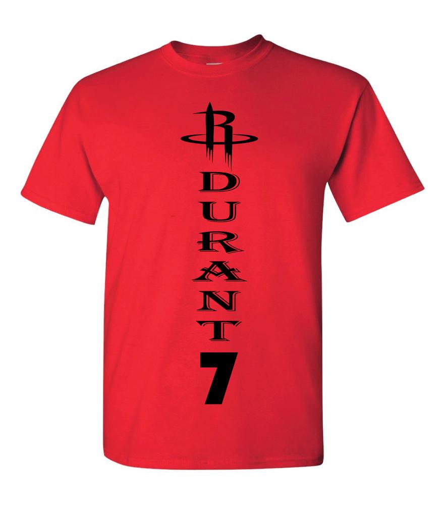 

Houston Rockets Kevin Durant 7 Vertical T-Shirt All Design Colors & Sizes S-5XL Unisex T-Shirt L