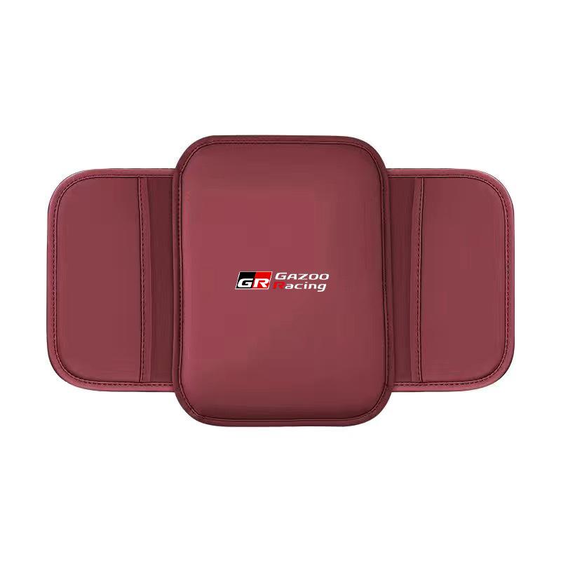 

Center Console Arm Rest Protector Leather Car Armrest Box Pad Storage Pocket for Toyota GR Gazoo Racing Yaris Supra GR86 Corolla