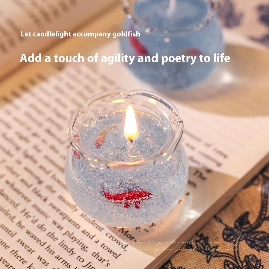 Bubble Fish Tank Goldfish Scented Candle Gift Fragrance