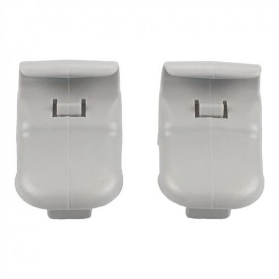2pcs Car Grey Sun Visor Clip LC6269261B77 For Mazda 3 5 6 GG1 CX-7 CX-9 RX-8 MPV