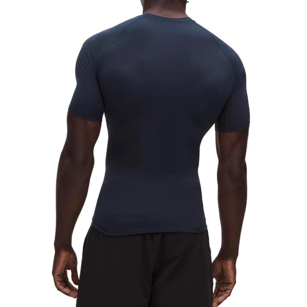 Lululemon T-Shirts Men's Crew Neck Moderate (Unisex) T-Shirts LM3H43S | Remixed Marine