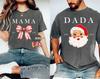 Comfort Colors® Christmas First Birthday Shirts for Family,Santa 1st Birthday Party Outfit Mama Dada Shirts,Matching Couple Gift,Mom Dad Tee