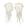 1pair Angel Wing Embroidery Patches Fashion Clothing Applique Costume Accessory for Personalized Clothing
