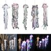 Handhold Light Up Jellyfish Lamp Toy Glowing Chandeliers Ambient Light for Restaurant Girls Kids Holiday Room Ornament