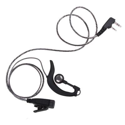 2Pin EarPiece Earphone Headset PTT Microphone for Kenwood Baofeng Walkie Talkie
