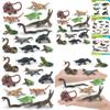 Detailed Pvc Frog Turtle Lizard Snake Chameleon Model Set For Nature Enthusiasts And Collectors