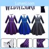 Mittwoch Addams Cosplay Schuluniform Die Addams Family Kleid Karnevalsparty