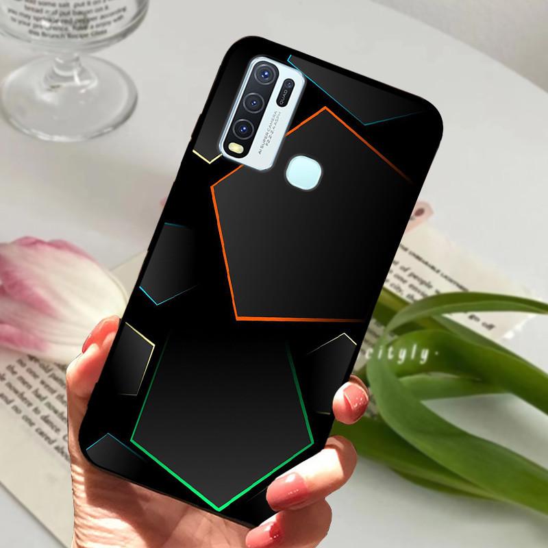 Pro Vivo Y30 1938 Y50 1935 Pouzdro zvířecí Silikonové Měkké TPU Zadní kryty Pro Vivo Y 30 50 Y30 2020 Pouzdro Ochranné Kreslené Funda