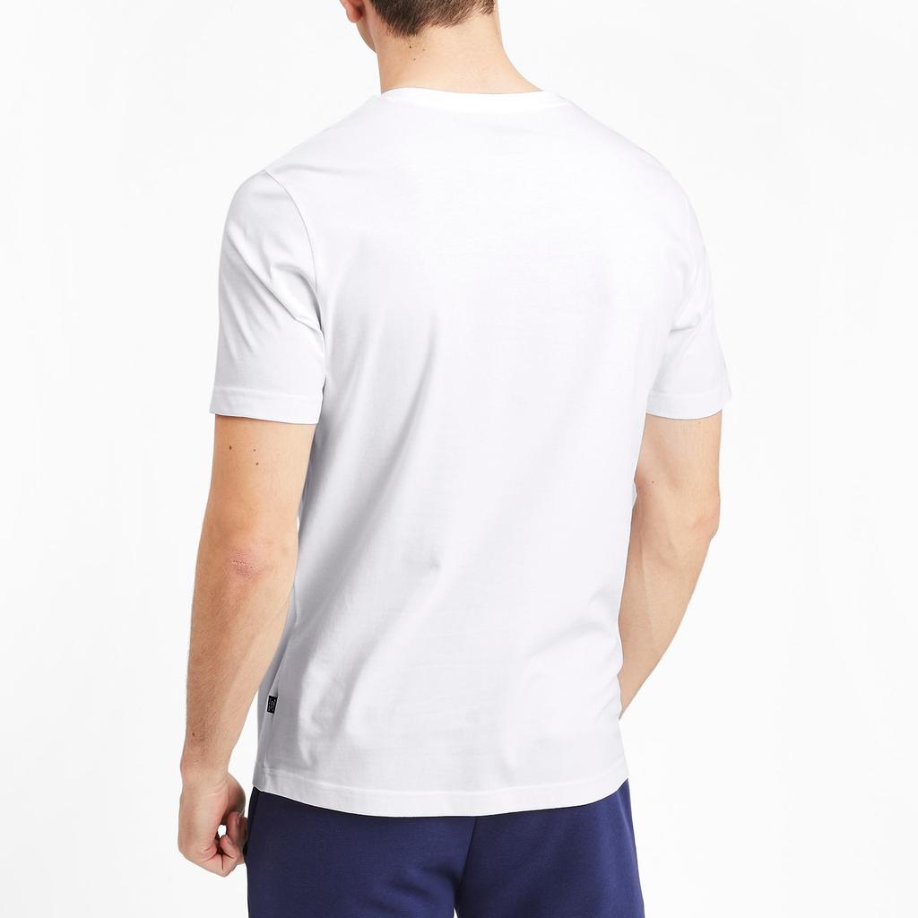 Puma Graphic Loose Fit Crew Neck Short Sleeve T-Shirt Men Tops White 580191-02