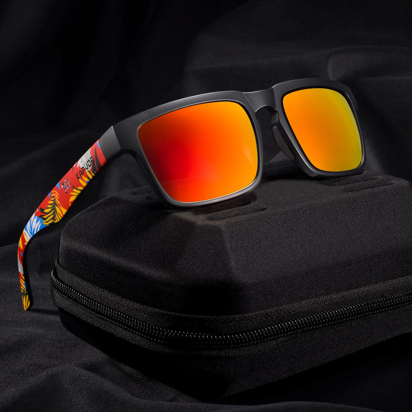 Delampa Men's Black Cycling Glasses Uv400 Cycling Sunglasses Bike Eyewear Mtb Sports Goggles Bicycle Glasses Outdoor Sunglasses