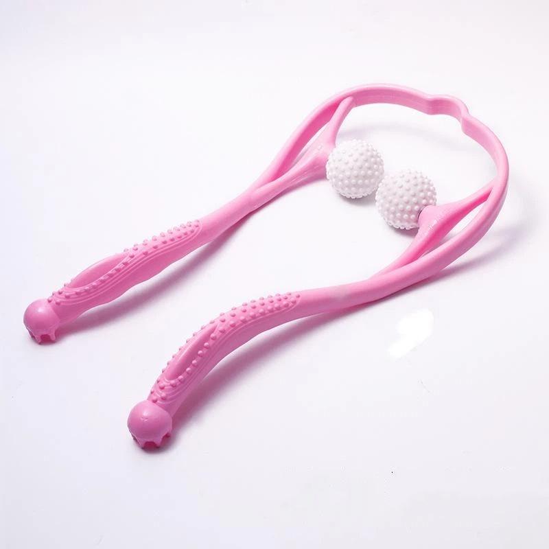 Handheld Neck And Shoulder Massager With 6 Balls, Relaxes Neck, Shoulders, And The Entire Body