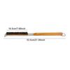Wood Handle Grill Cleaning Brush with Scraper Pizza Stone Cleaner Brush  for Oven