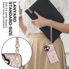 For iPhone 17 Case RFID Blocking Card Bag Leather + TPU Crossbody Phone Cover with Ring Kickstand