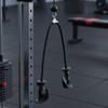 Cable Machine Attachment with Handles Ergonomic Tricep Rope NonSlip Pull Down for