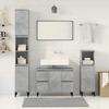 VidaXL Set of Bathroom Furniture 3 Pcs Concrete Grey 3324950
