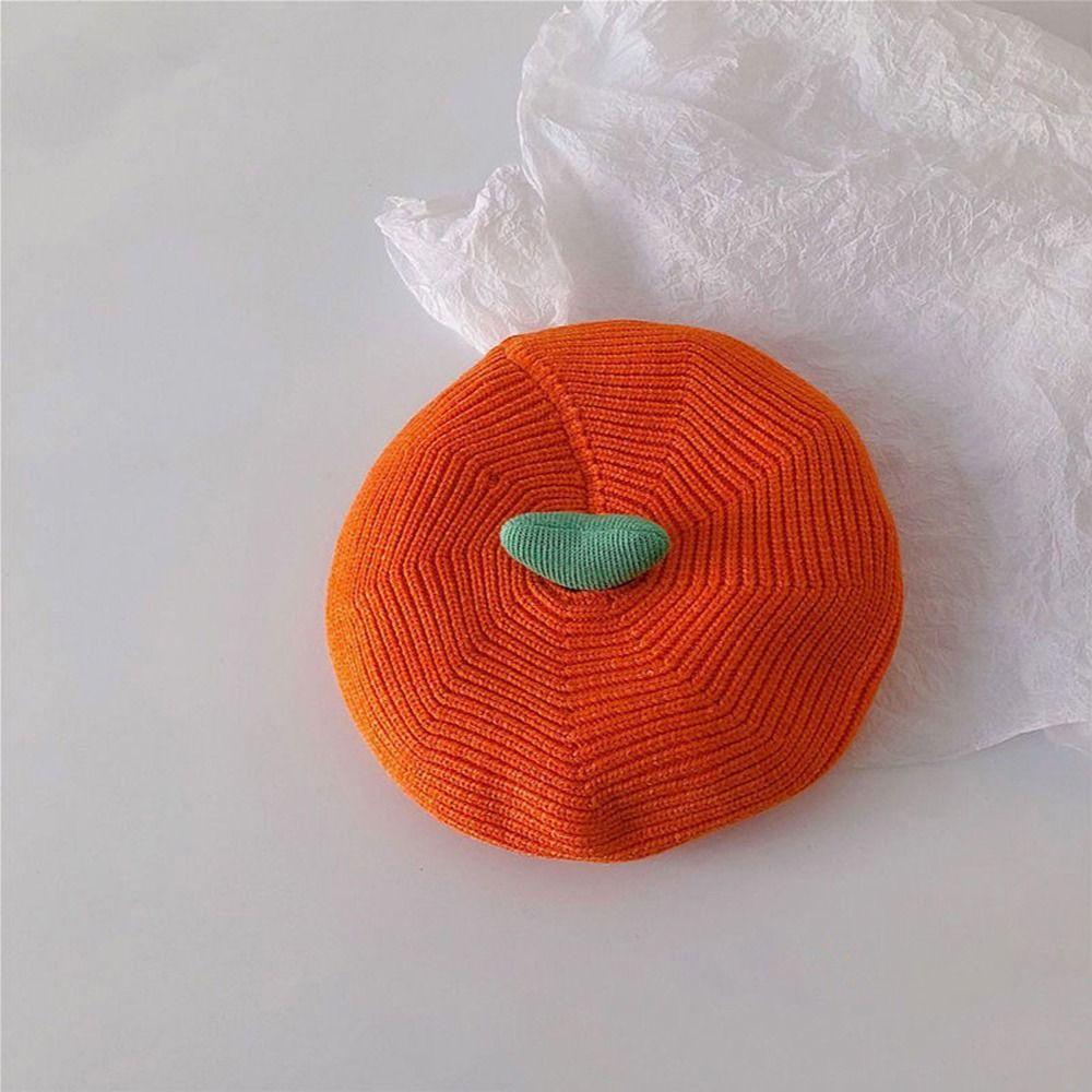Solid Color Windproof Newborn Cotton Toddler Painter Hat Pumpkin Cap Infant Beanie Hat Baby Hat