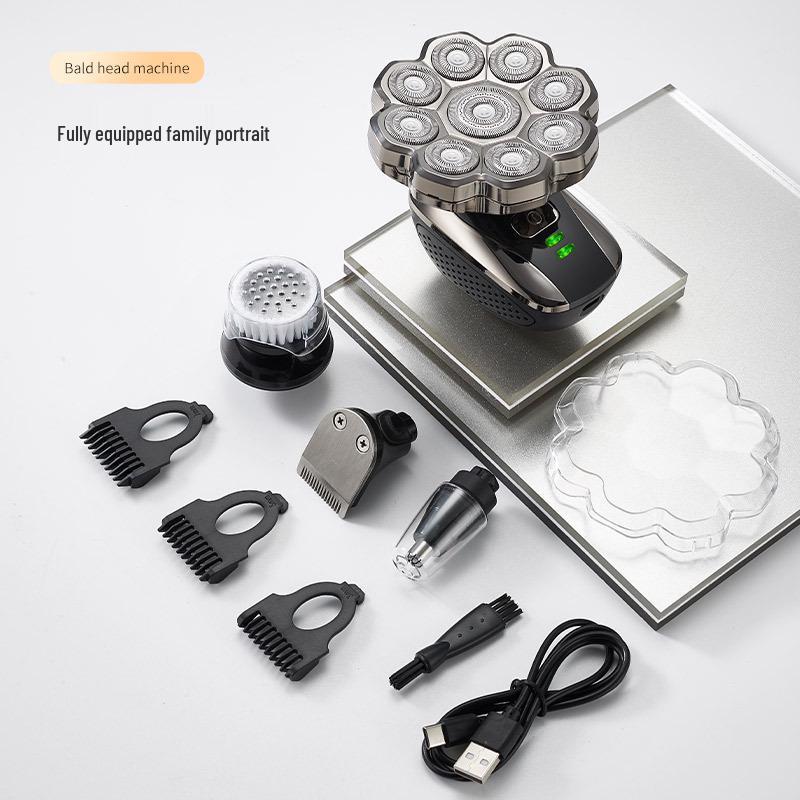 Rechargeable Hair Clipper with Magnetic Blade, Self-Help Balder, Washable Design