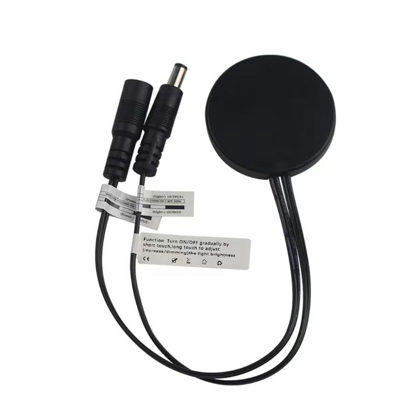 Сенсорные переключатели с регулируемой яркостью, емкостные сенсорные переключатели управления светом, активируют выключатели света для света чёрный
