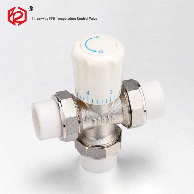 Three-Way PPR Manual/Automatic Thermostatic Radiator Control Valve