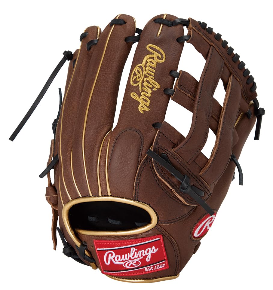 Rawlings PLAYER PREFERRED Baseball Glove Dark Throw (GR5PPRN65), All-Around, Brown, 11.75 inches, Right-Handed