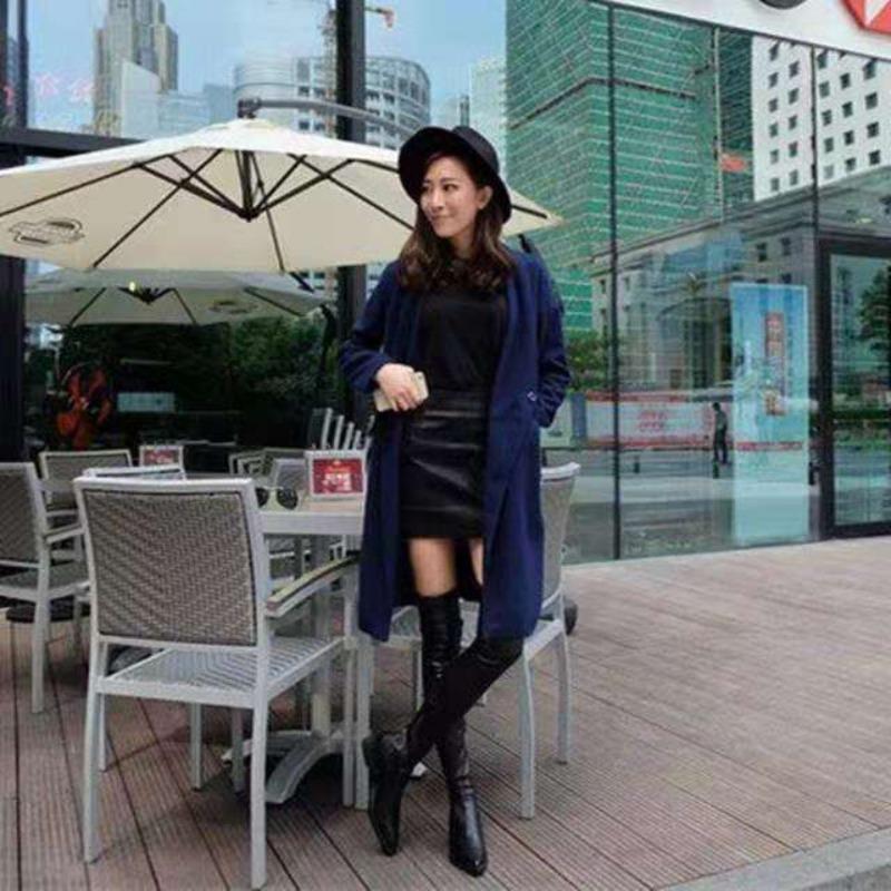 Footwear Elegant with Low Heels Shoes for Woman Thigh High Women's Boots Above Over The Knee Pointed Toe Black Work Comfortable