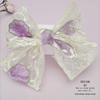 Embroidered Oversized Lace Bow Hairpin - Sweet Fairy Style