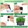 50/100/150Pcs Seed Grow Sponges Replacement Root Hydroponics Indoor Garden System Sponges Water Absorbent Grow Pod Kit