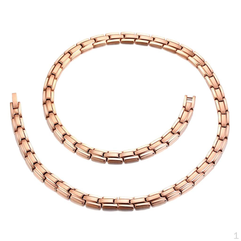 1 шт. Нержавеющая сталь Ожерелье Регулируемое Rose Gold