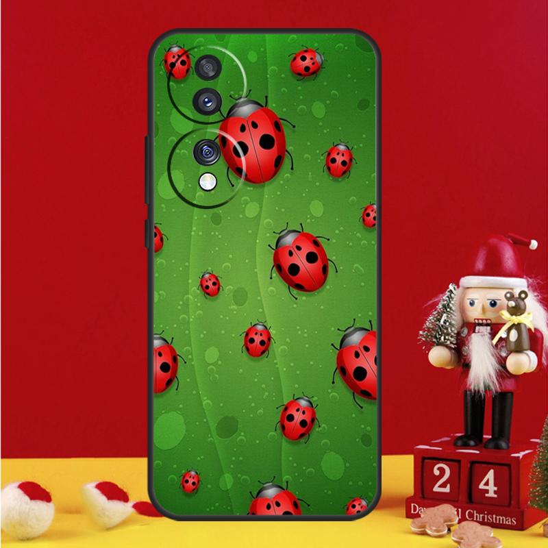 

Чехол-божья коровка для Honor Magic 6 5 Pro 50 70 90 Lite Honor X8b X9b X6 X7 X8 X9 X6a X7a X8a X9a Honor X8a