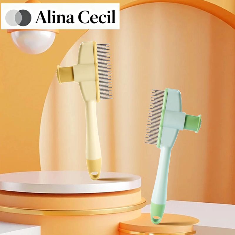 Katzenpflege Massagebürste Tierkamm Professioneller offener Knoten Tierhaarentfernungsbürste Robuster Kätzchenkamm Tierzubehör