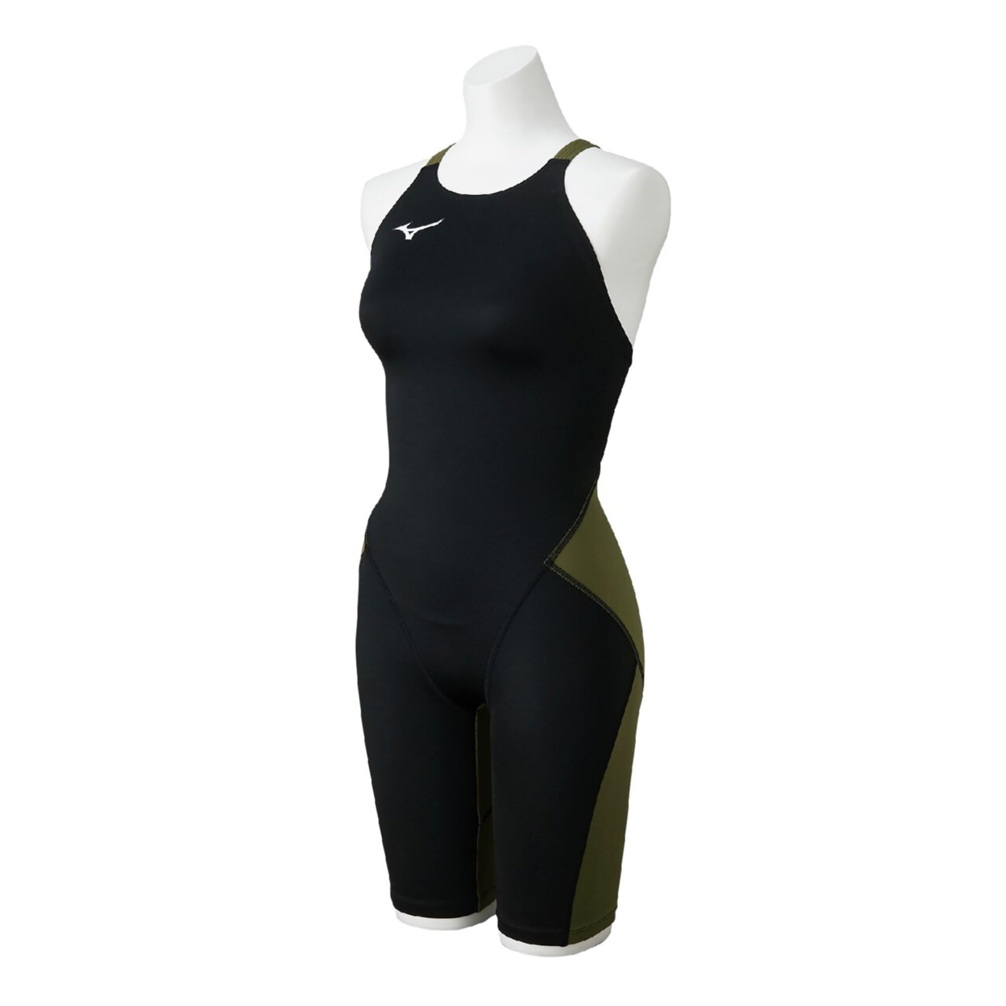 

MIZUNO GX SONIC STREAM Competitive Swim Half Suit Open N2MGC720 Black x Olive XS Women s (Lace Back) 93