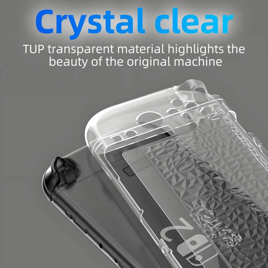 Transparente PC-Hartschale für NS Switch 2 Joy-Con Controller Split Schutzhülle Skin Shell Protector Für Switch 2 Zubehör