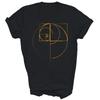 Fibonacci Golden Ratio Circle Math Lover Shirt Gift Women Men Unisex T-Shirt