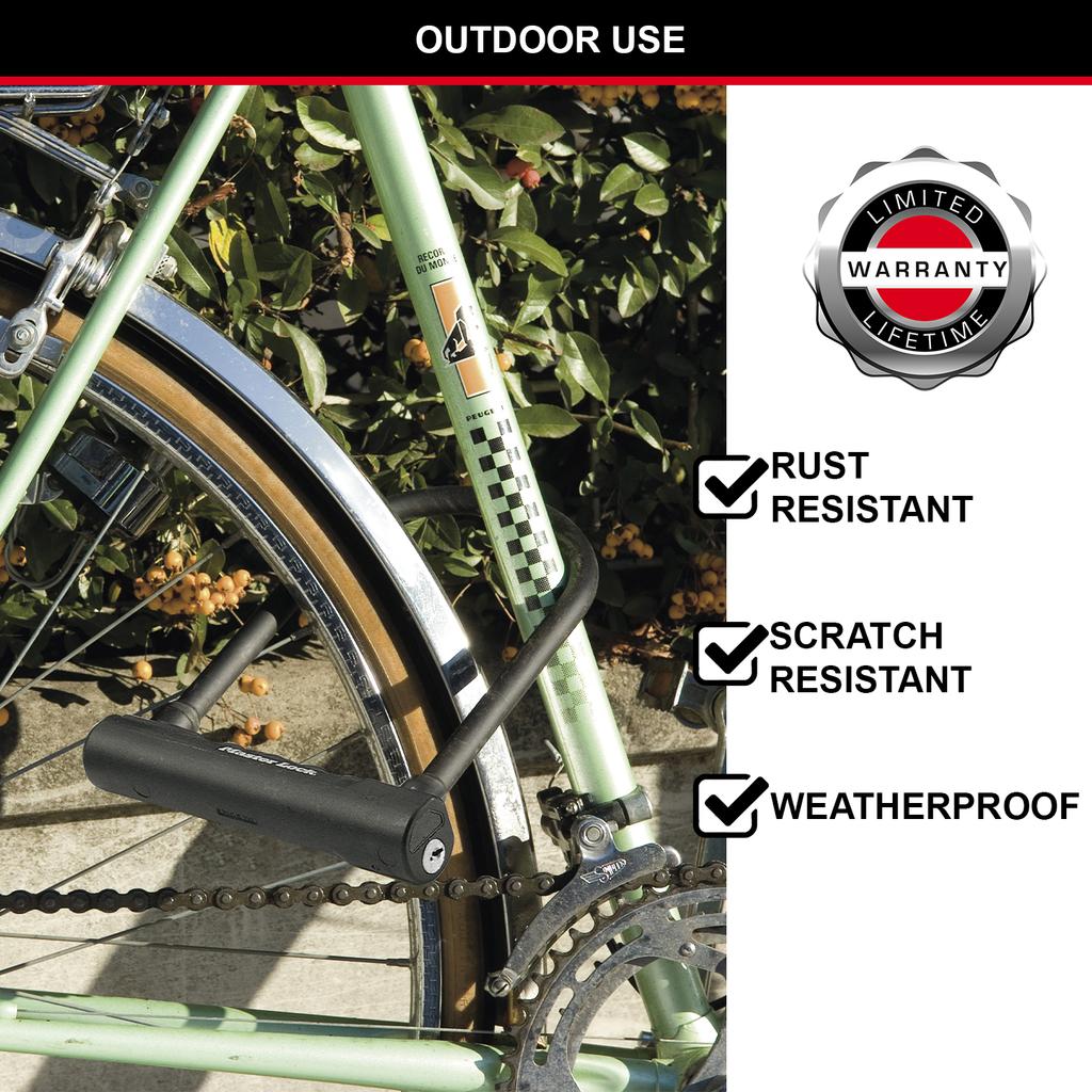 Master Lock Bike D Lock, Key, 200 x 100 mm