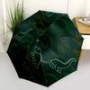 1pc Dino Pattern Automatic Open/close, All-Season Portable Folding Umbrella, Travel, Everyday, Formal Events - Compact Luxury Parasol, Outdoor Accesso
