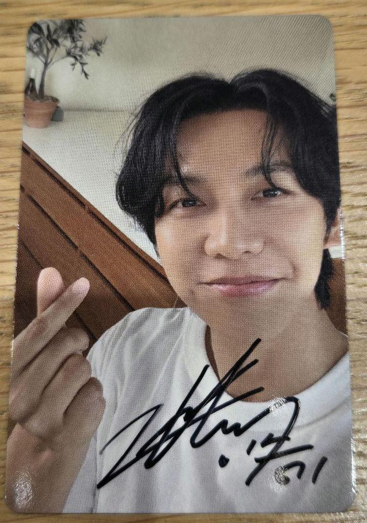 [USED] Lee Seung Gi autographed photo card