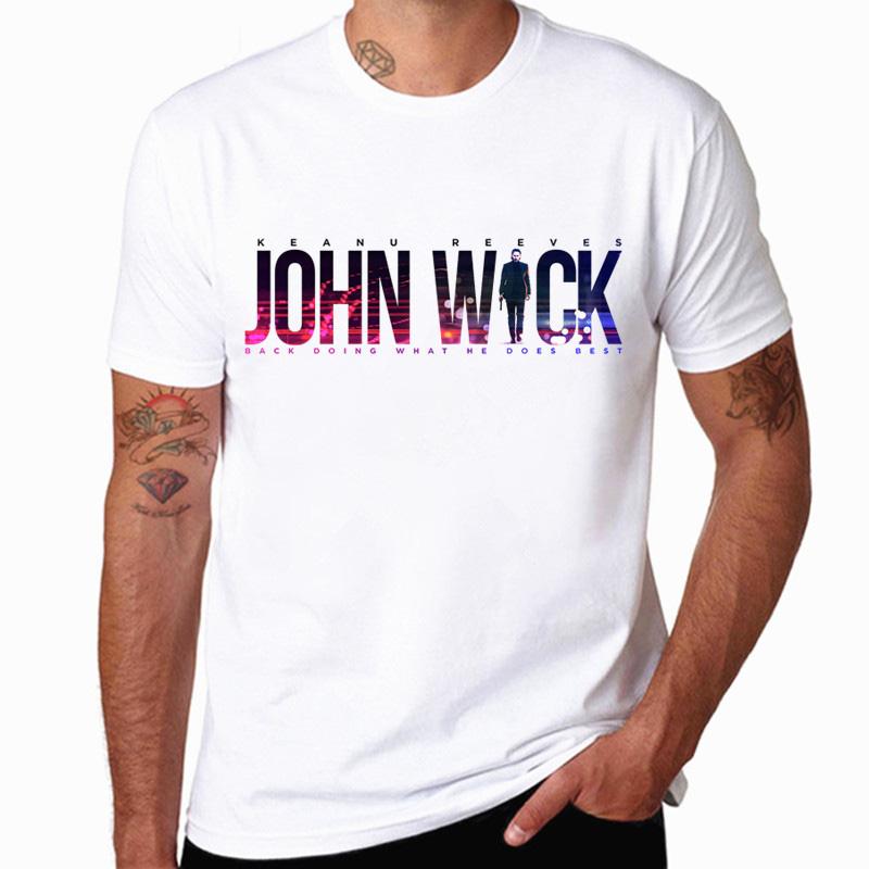 John Wick T Shirt Tshirt Men Funny Print Fashion Tshirt Short Sleeve Summer Top Male Tee summer tshirt drop shipping