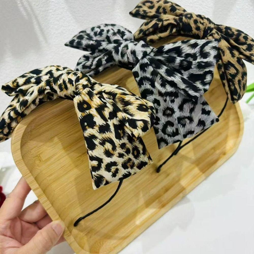 Cloth Bow Headband Bowknot Hair Clip Decoration Sweet Women Headband  Women
