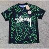 Maglia da Calcio Signature Stussy Retro Brasile Argentina Portogallo Maglia da Allenamento Calcio Uomo Donna Manica Corta