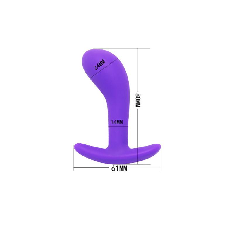 1/3Pcs Beginner Silicone Butt Plug Anal Plug For Men Prostate Massager For Gay Mini Anal Bullet Vibrator Sex Toy For Men Women