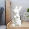 Bunny Figurines Miniature Sculptures Ceramic Crafts Collectible Statue for Shelf Decor Collection