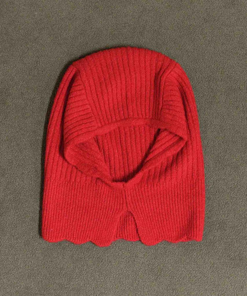 MELLY&ROSE Wave Balaclava (310543)_Red