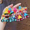 Windmill Couple Doll Keychain Cute Cartoon Kawaii Personalized Couple Gifts For Car Student Backpack